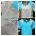 Ref 05086 - Túnica Linha Valentina Dupla Cor | decote em bico | elástico atrás| dois bolsos (Senhora)